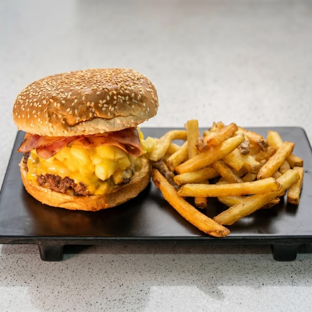 The Hawaiian Burger.